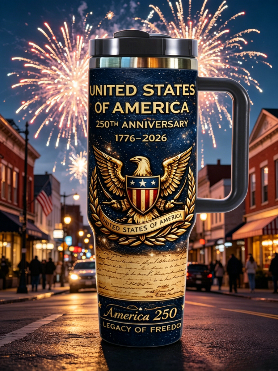 250Th Anniversary Commemoration 40Oz Second Generation Handle Car Cup Insulated Ice King Cup