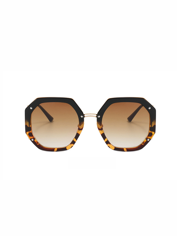 Geometric Sun-Protection Sunglasses Accessories
