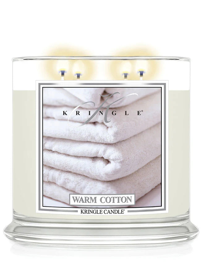 Warm Cotton XL Jar 4-Wick | Soy Candle