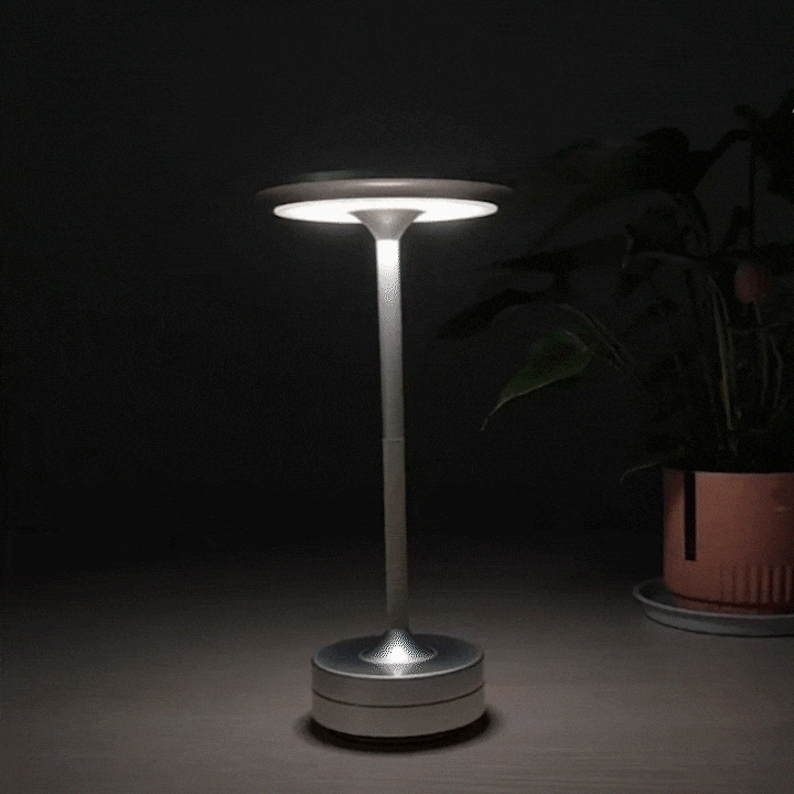 Ecolume Wireless Table Lamp - Dimmable & Rechargeable Waterproof Desk Light