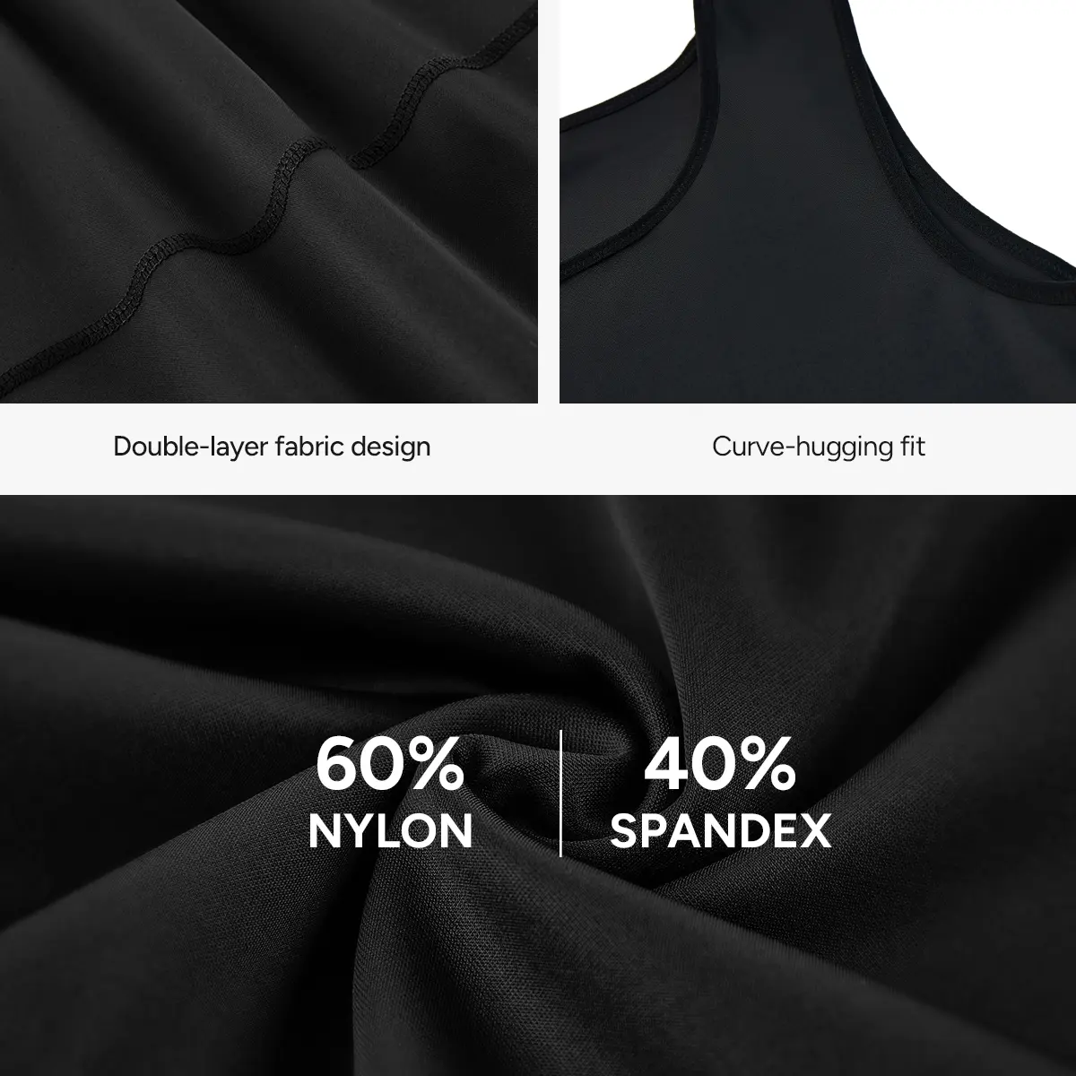 【2 pack】Men's Compression Shirt Shapewear Tanktop Menboobs And Tummy Control Fajas Undershirt
