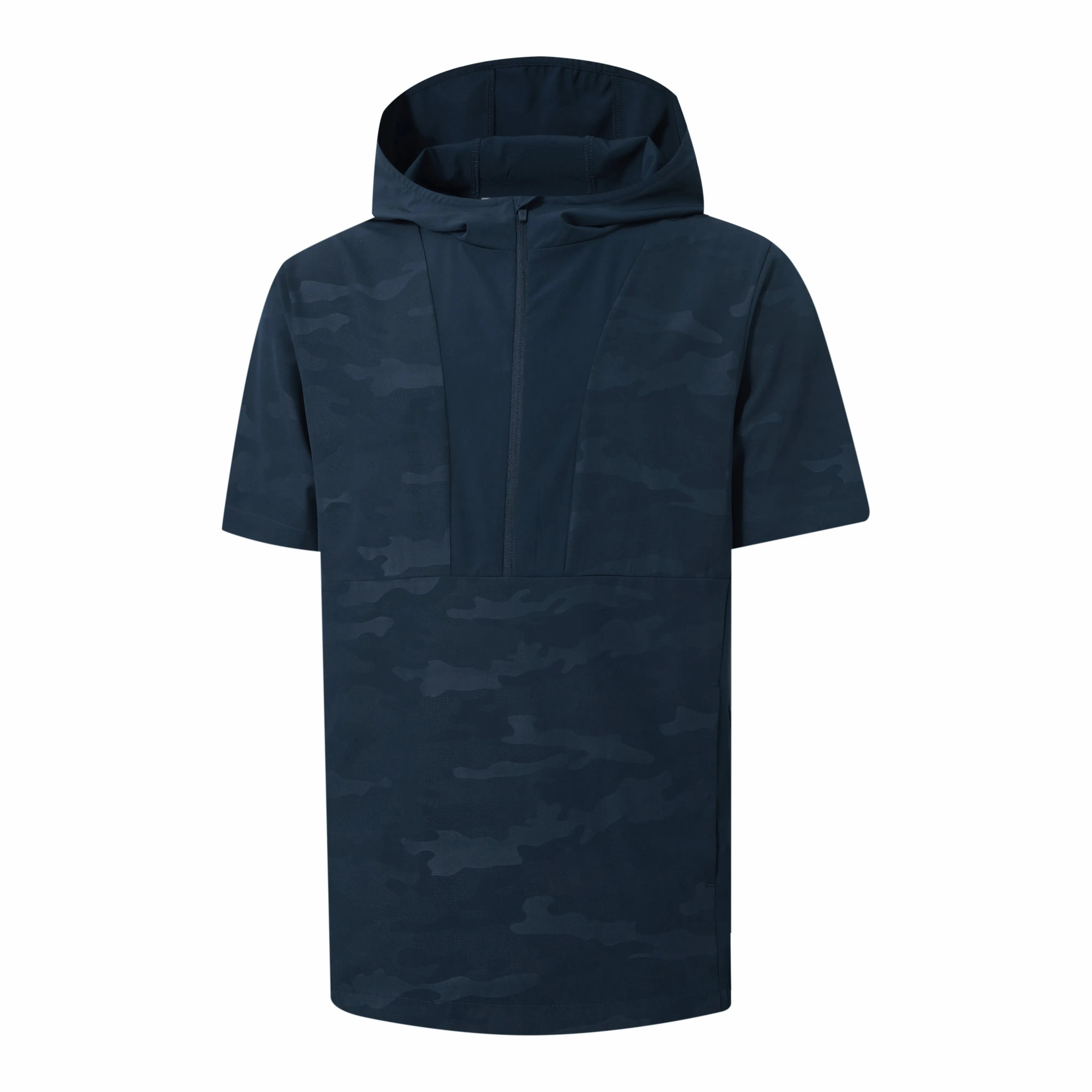 Men's Short Sleeve Hoodie – Lightweight, Water-Resistant, Sun-Protective Golf Hoodie