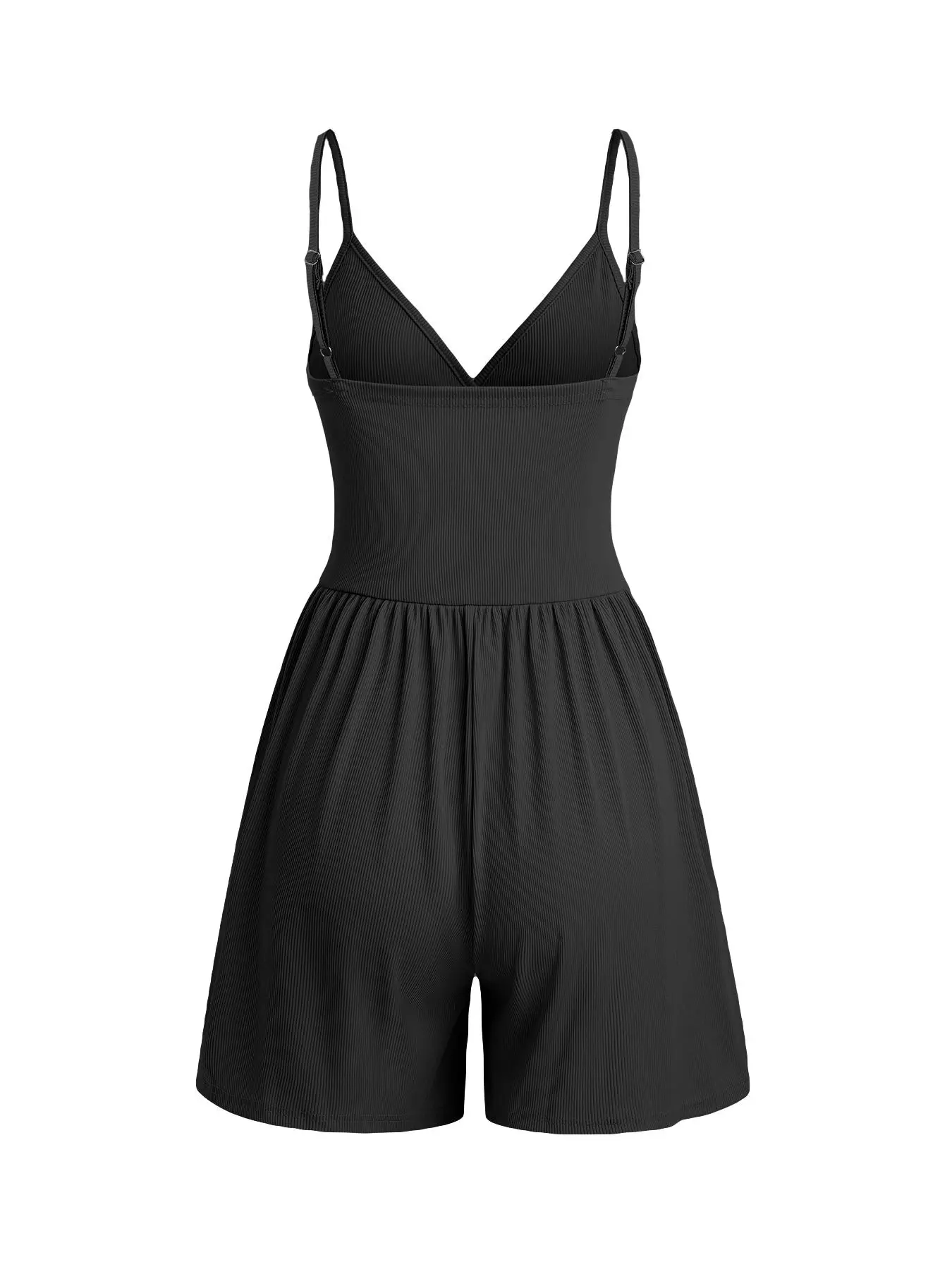 🌴 BreezyBack Wide-Leg Cami Romper