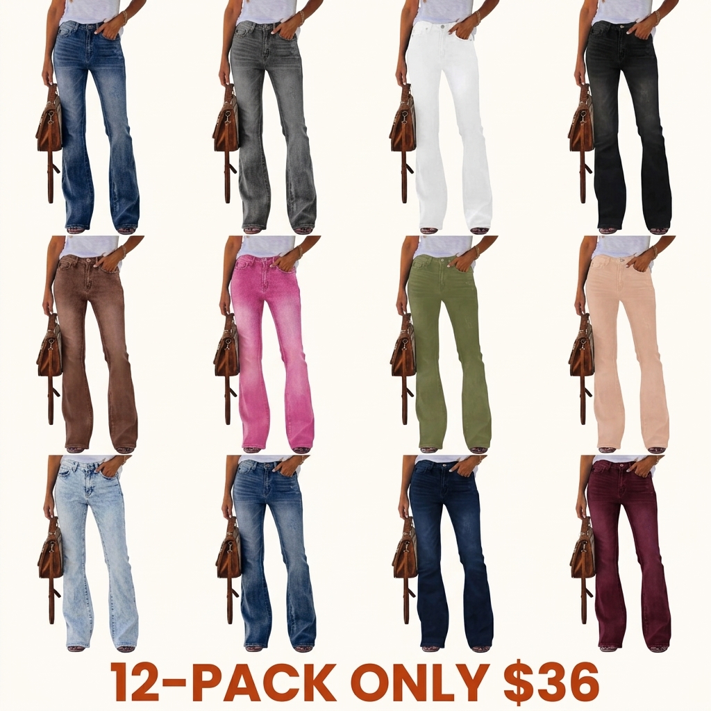 Women's High-Waisted Stretch Jeans