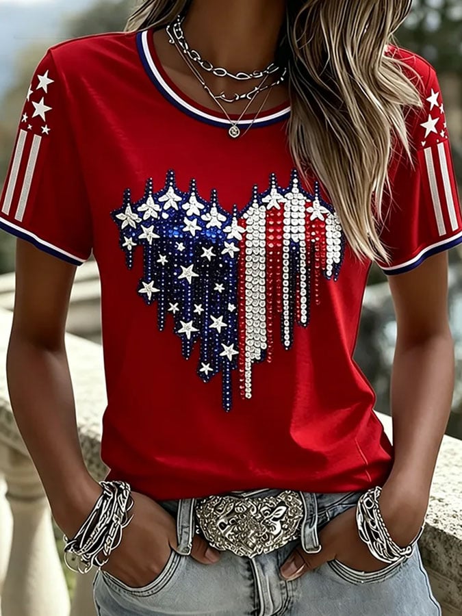 Women's Print Casual T-shirt