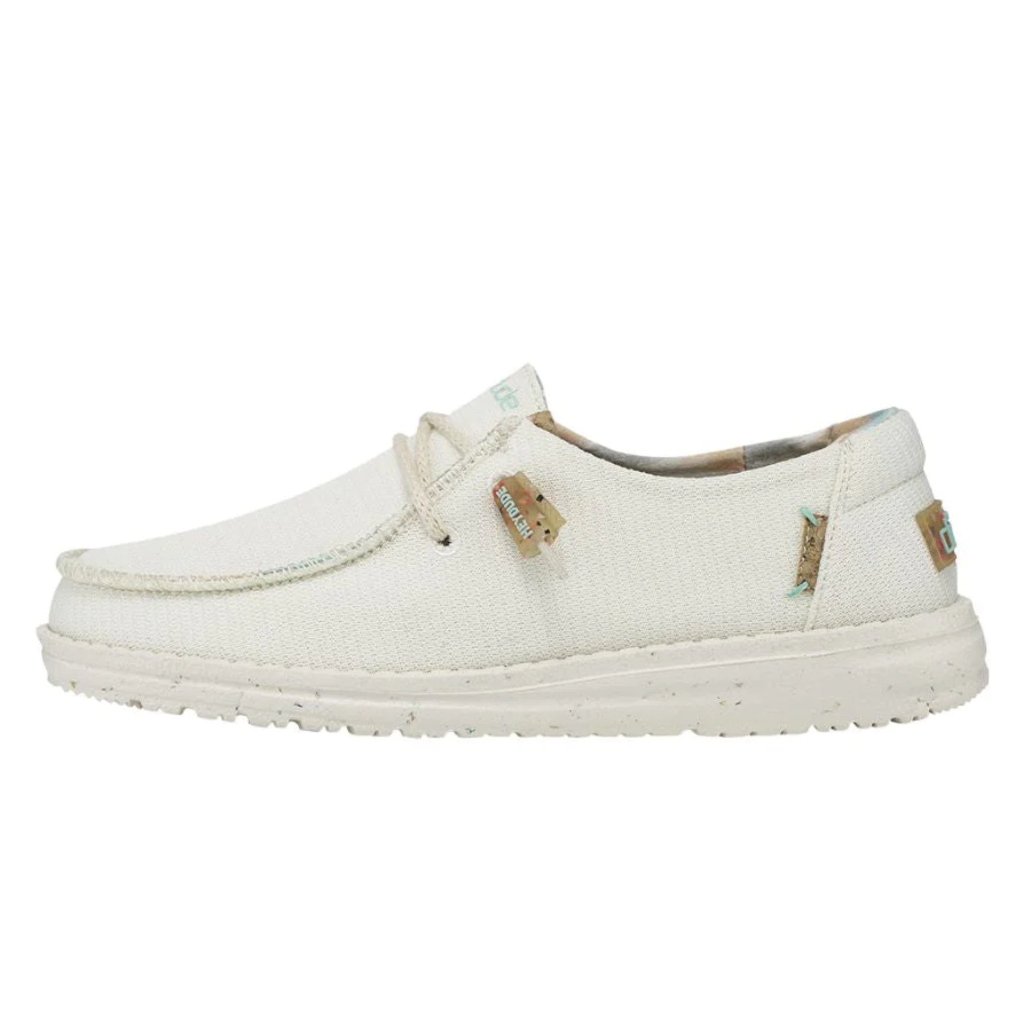 DUDE WOMEN'S WENDY ECO SOX WHITE - 122410147