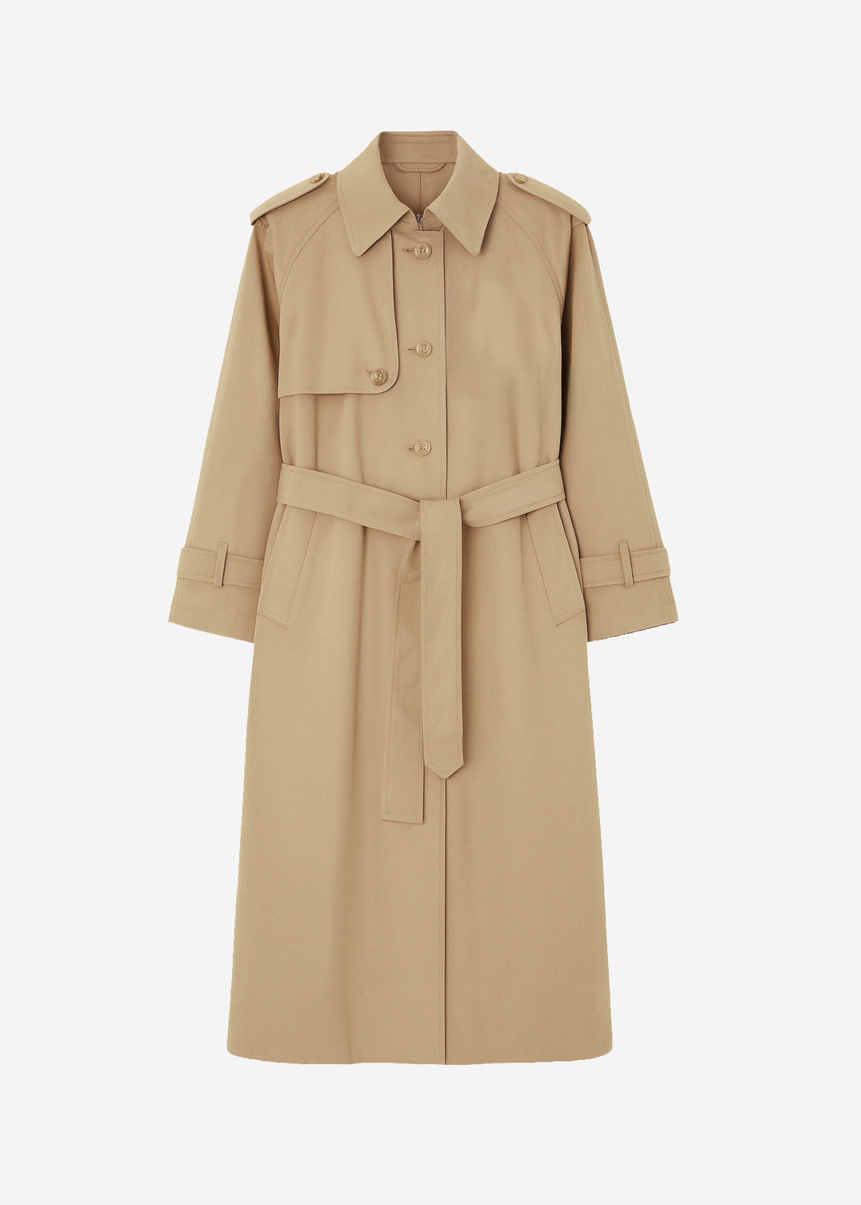 Riva Cotton Trench Coat - Camel