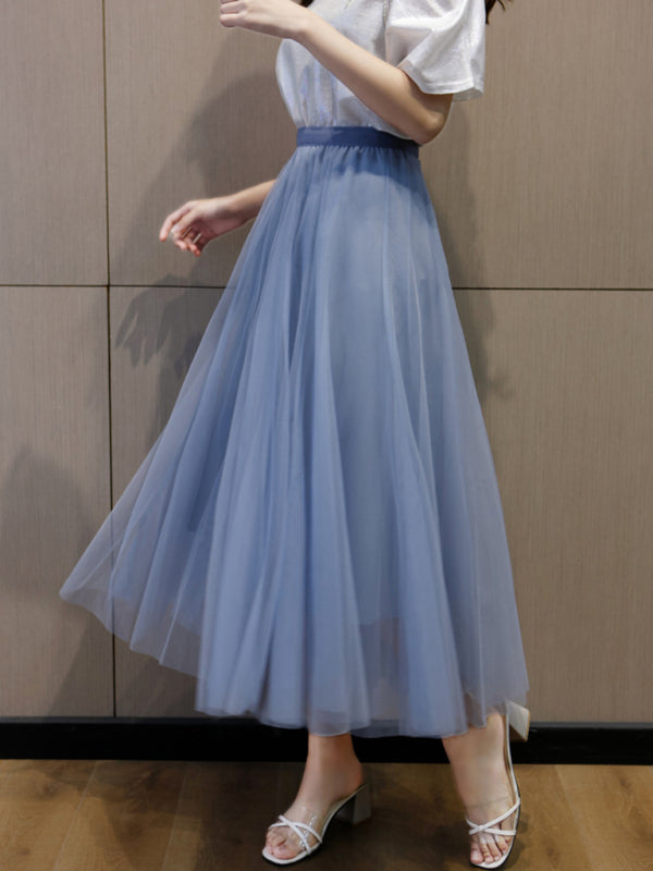 A-Line Skirt Midi Skirt