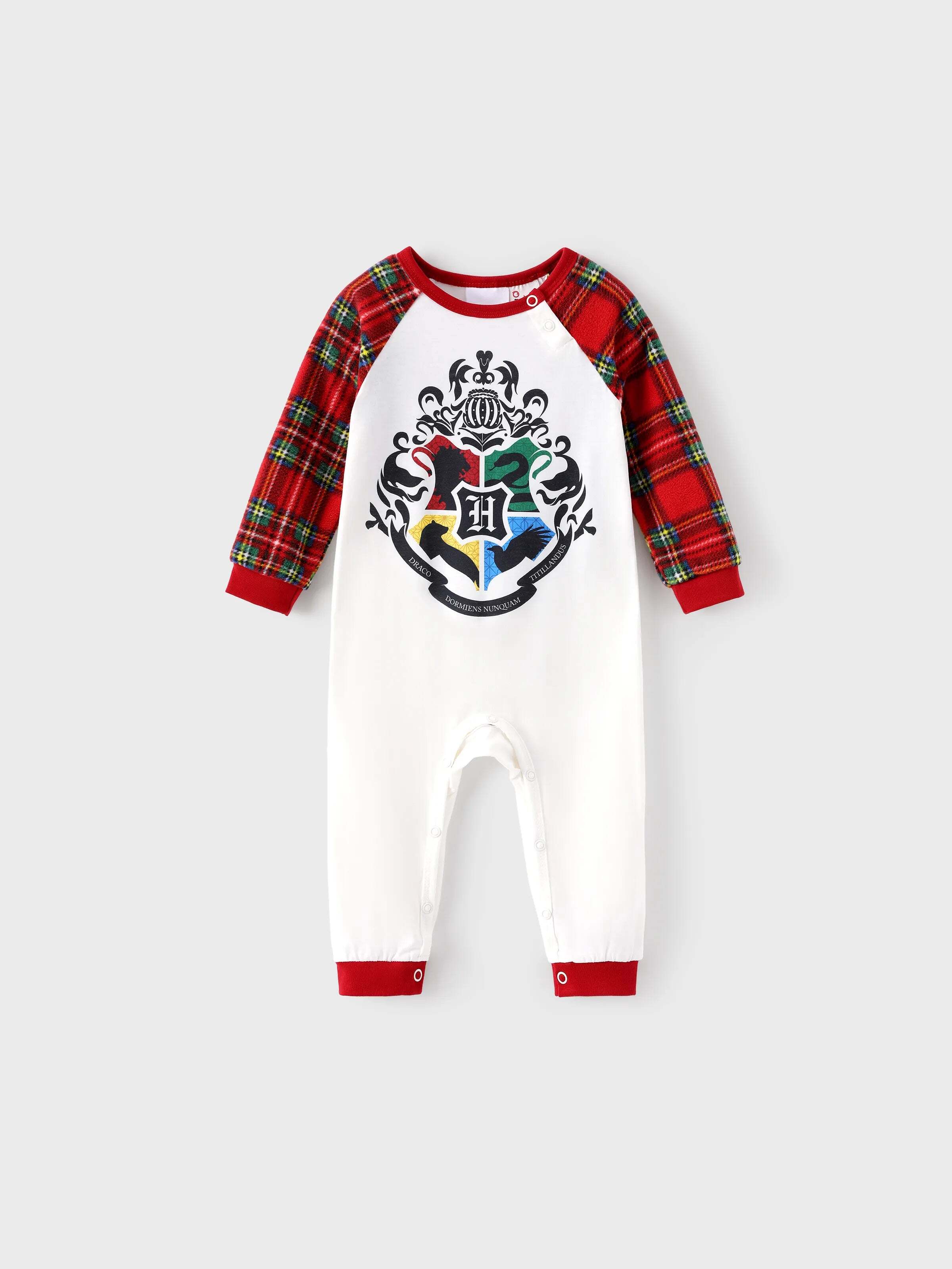 Christmas Family Matching Fleece Pajamas Set with Christmas Socks Red