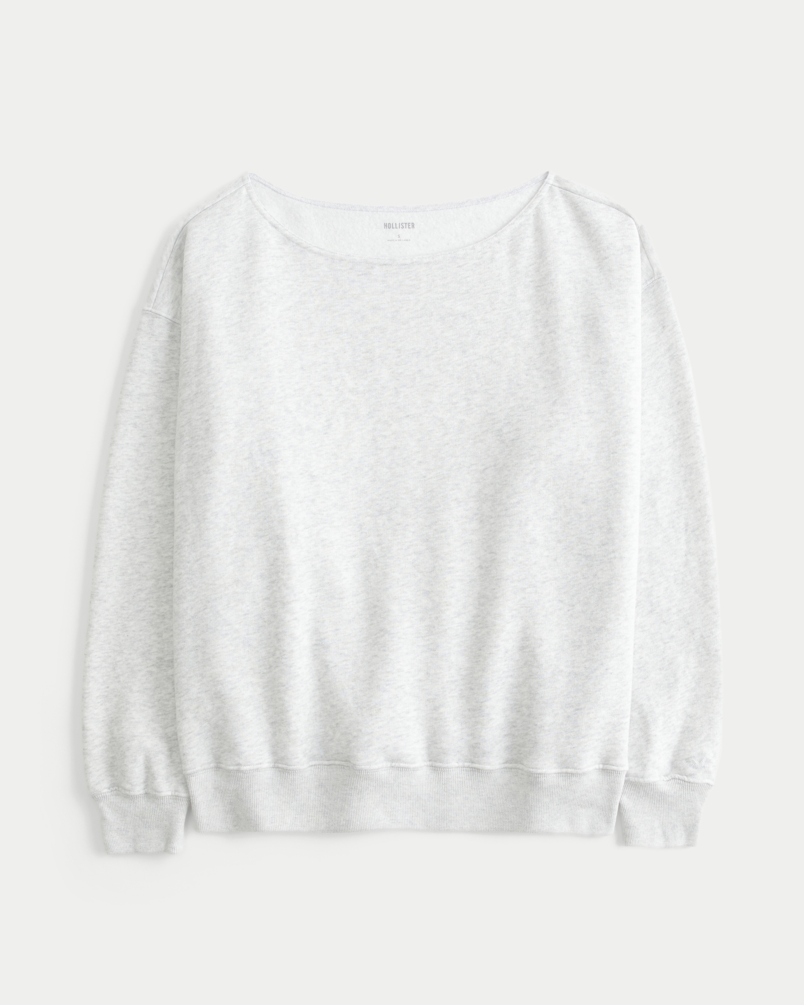Oversized Off-the-Shoulder Floral Bow Pattern Sweatshirt