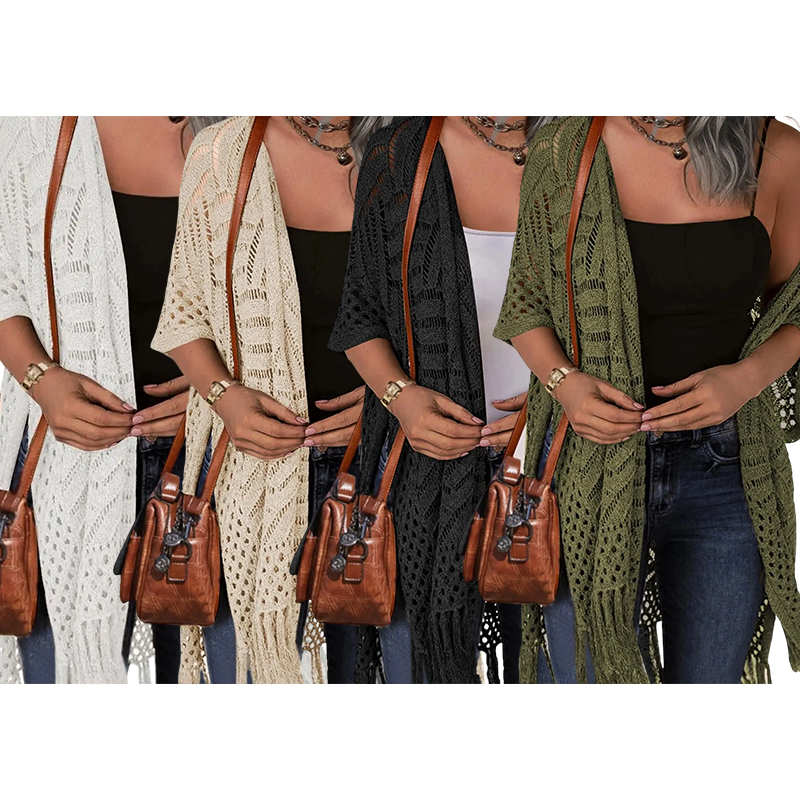 Women's Open Front Kimono Cardigan