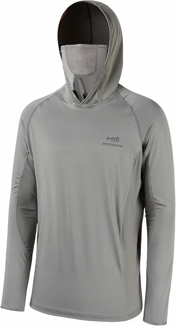 🔥 HOT SALE 📦 8-PACK DEAL ☀️☀️☀️UPF 50+ Men’s Long Sleeve Fishing Shirt with Mask UV Neck Gaiter Hoodie