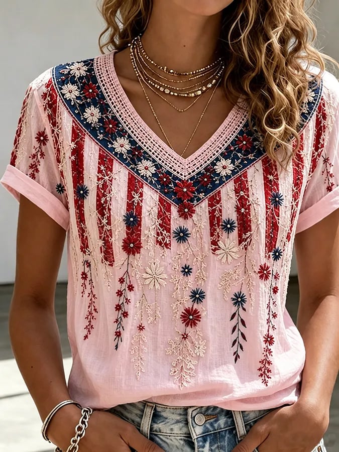 Women's Casual Printed Top