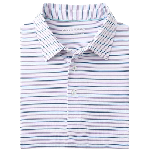 12-Pack Men's Golf Shirts — Moisture-Wicking Performance Short-Sleeve Striped Polo