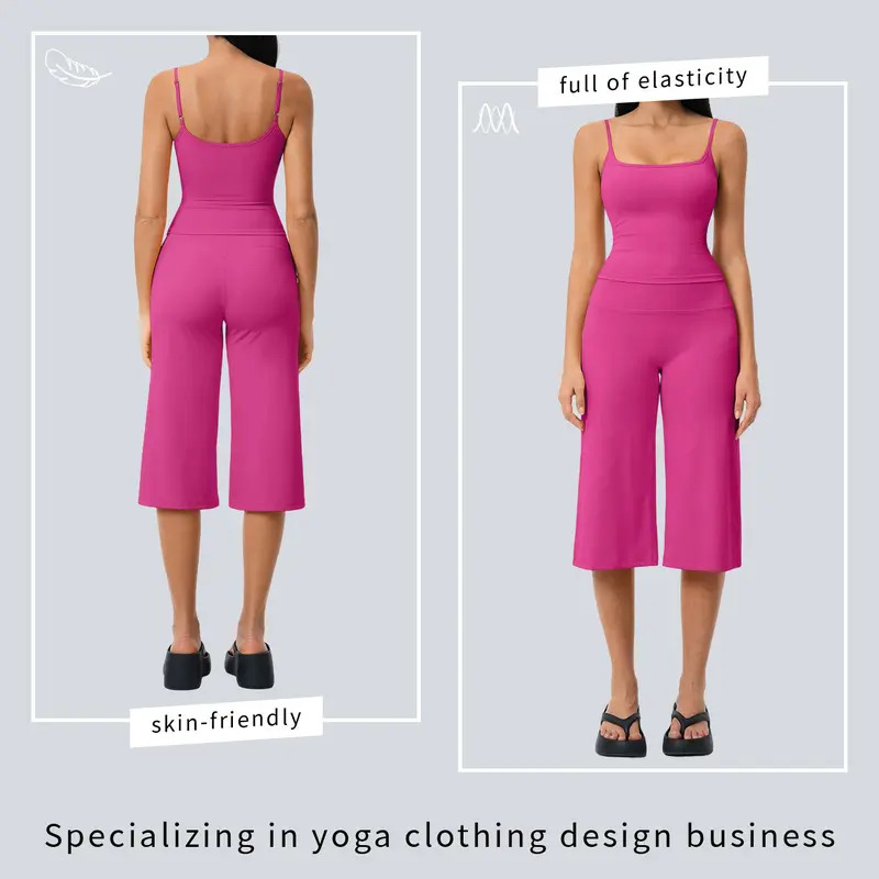 New Yoga Set: Camisole Top, High-Waisted Quick-Dry Casual Shorts, Running & Outdoor Yoga Outfit
