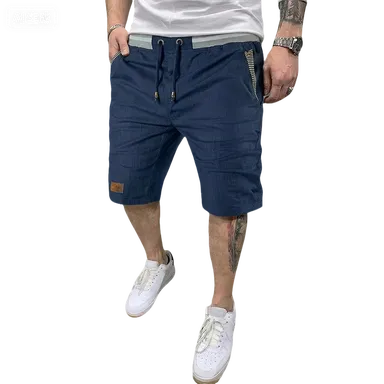 Men’s striped loose shorts