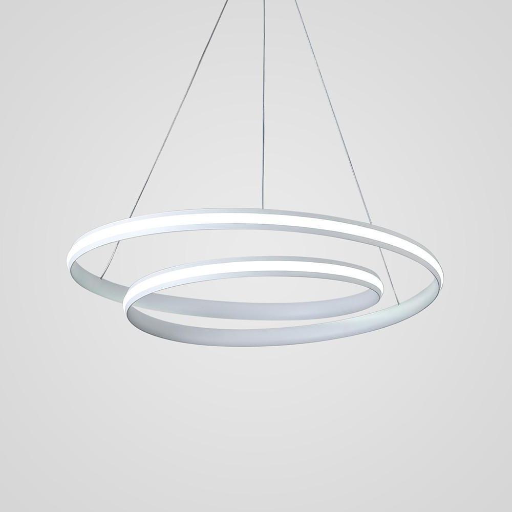 18'' Contemporary 1-Light LED Aluminum Spiral-Shaped Nursery Chandelier