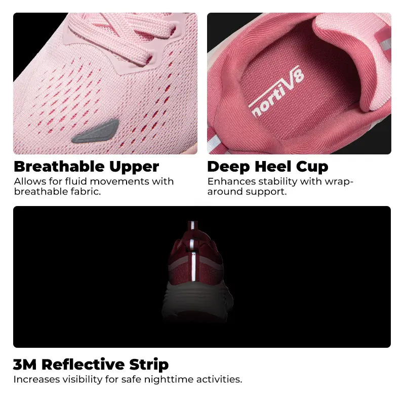 Women's Walking/Running Shoes — Cushioned Comfort, Breathable & Stylish