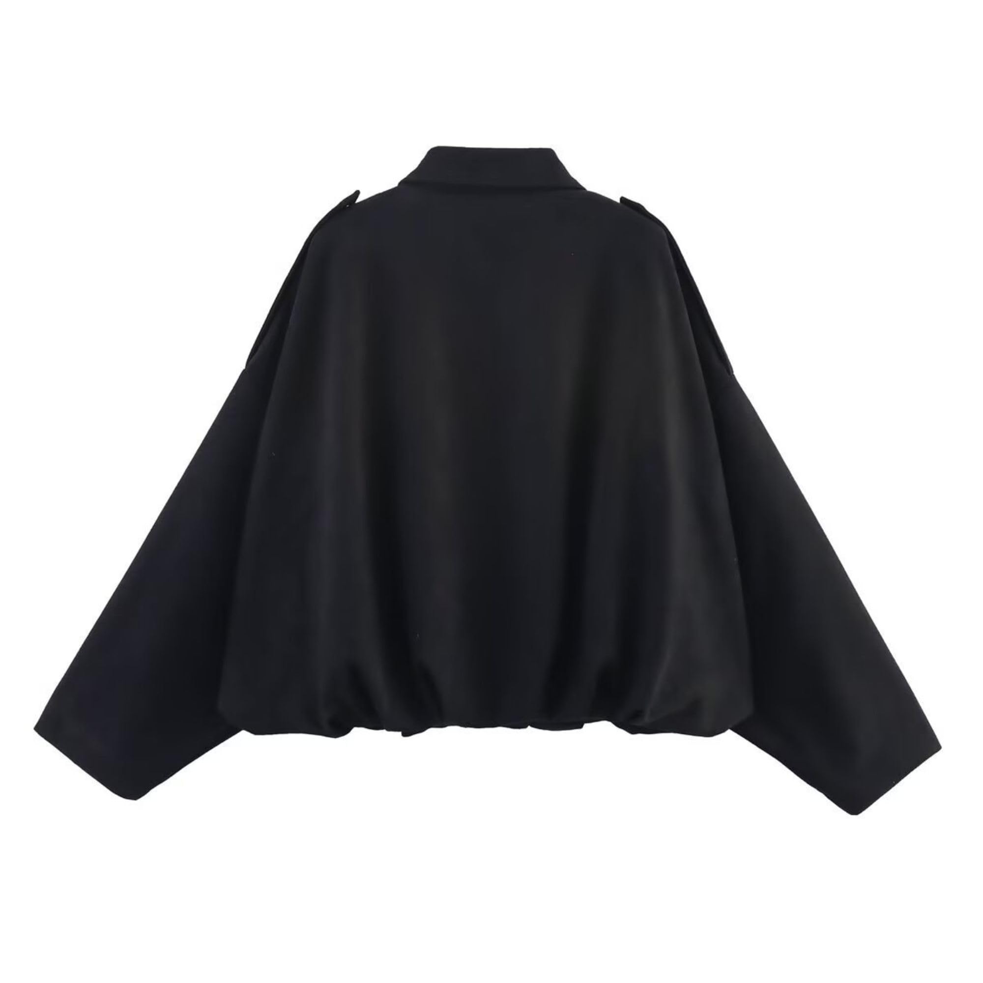 Xunger Women's Faux Suede Bomber Jacket Spring Lapel Pilot Coat Casual Oversized Long Sleeves Trendy Streetwear Outerwear
