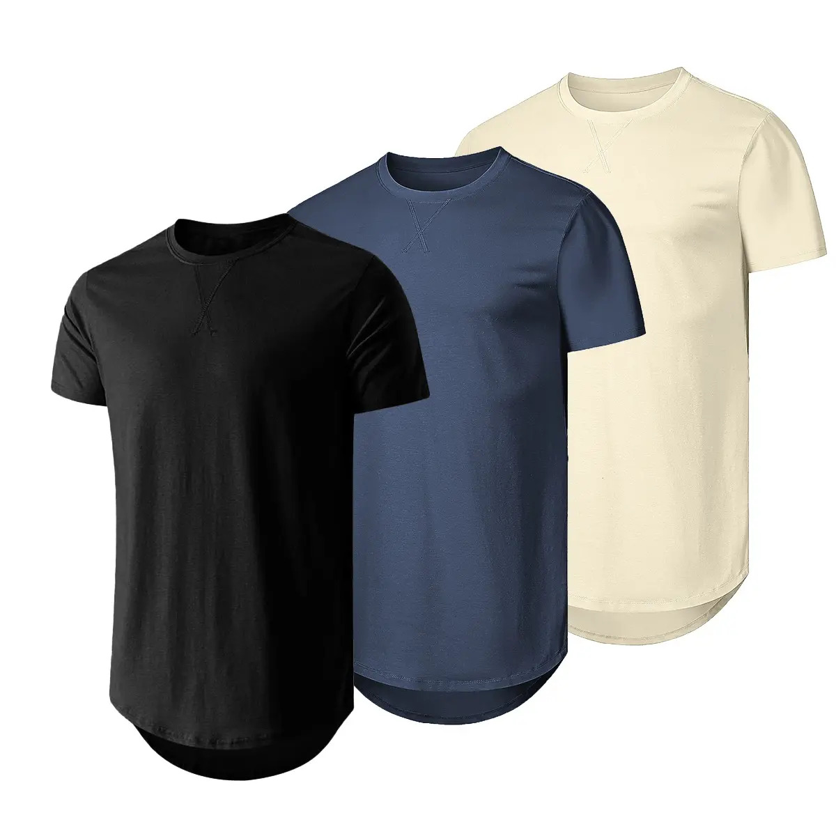 Men's Cotton Hipster Crewneck T-Shirts