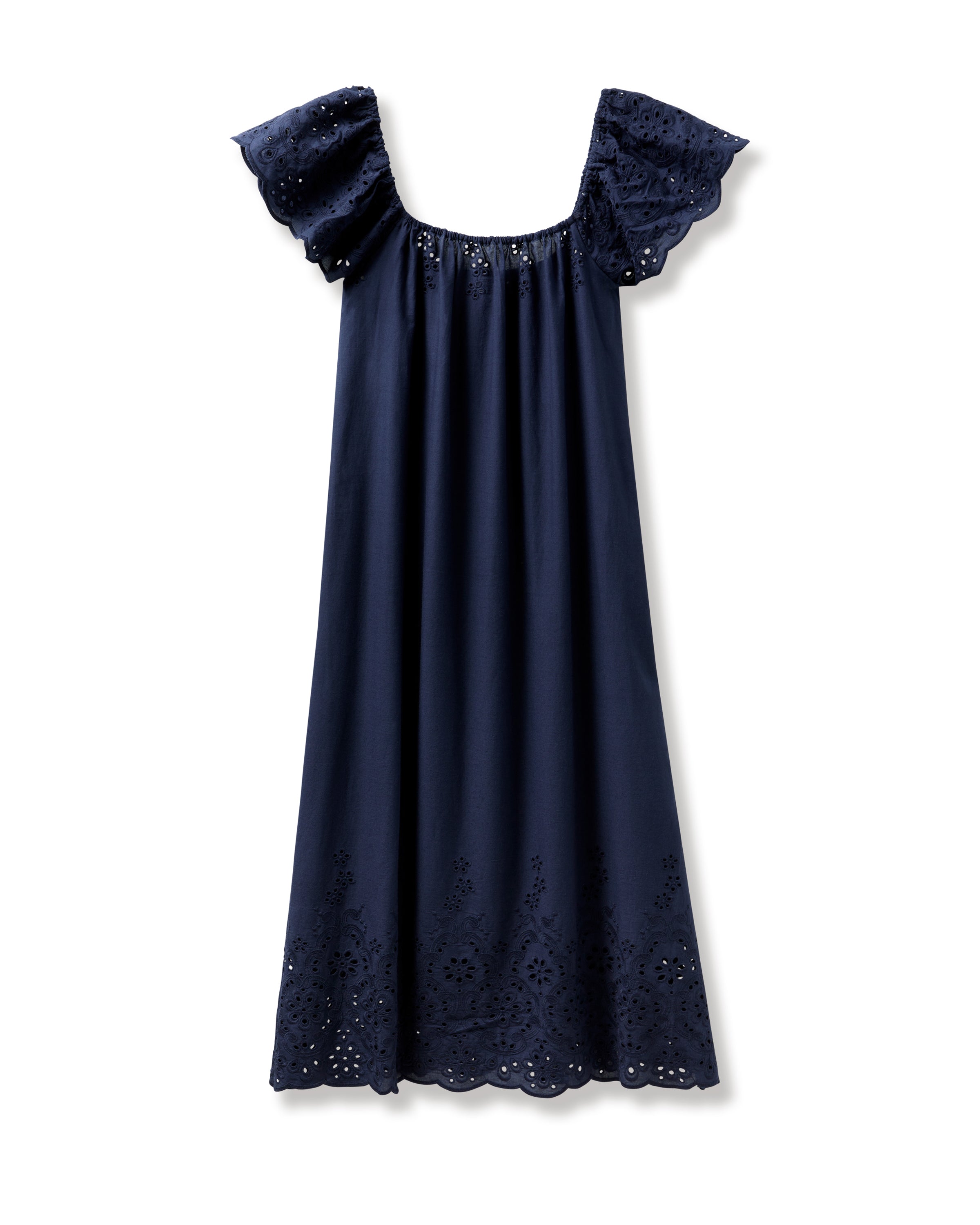 Women's Twill Ava Nightgown in Navy