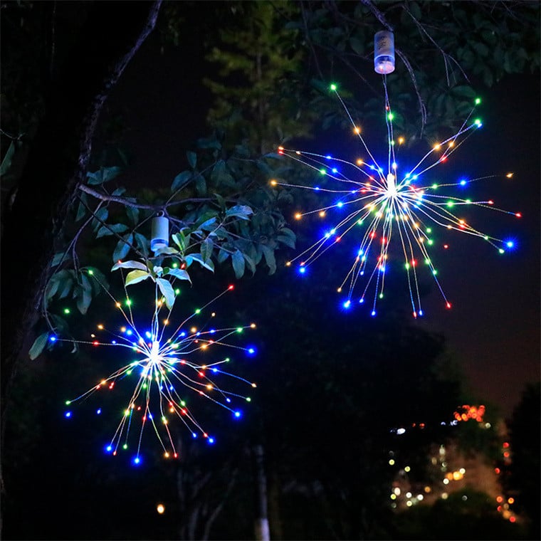 🎄Hanging Starburst Fairy Lights for Christmas