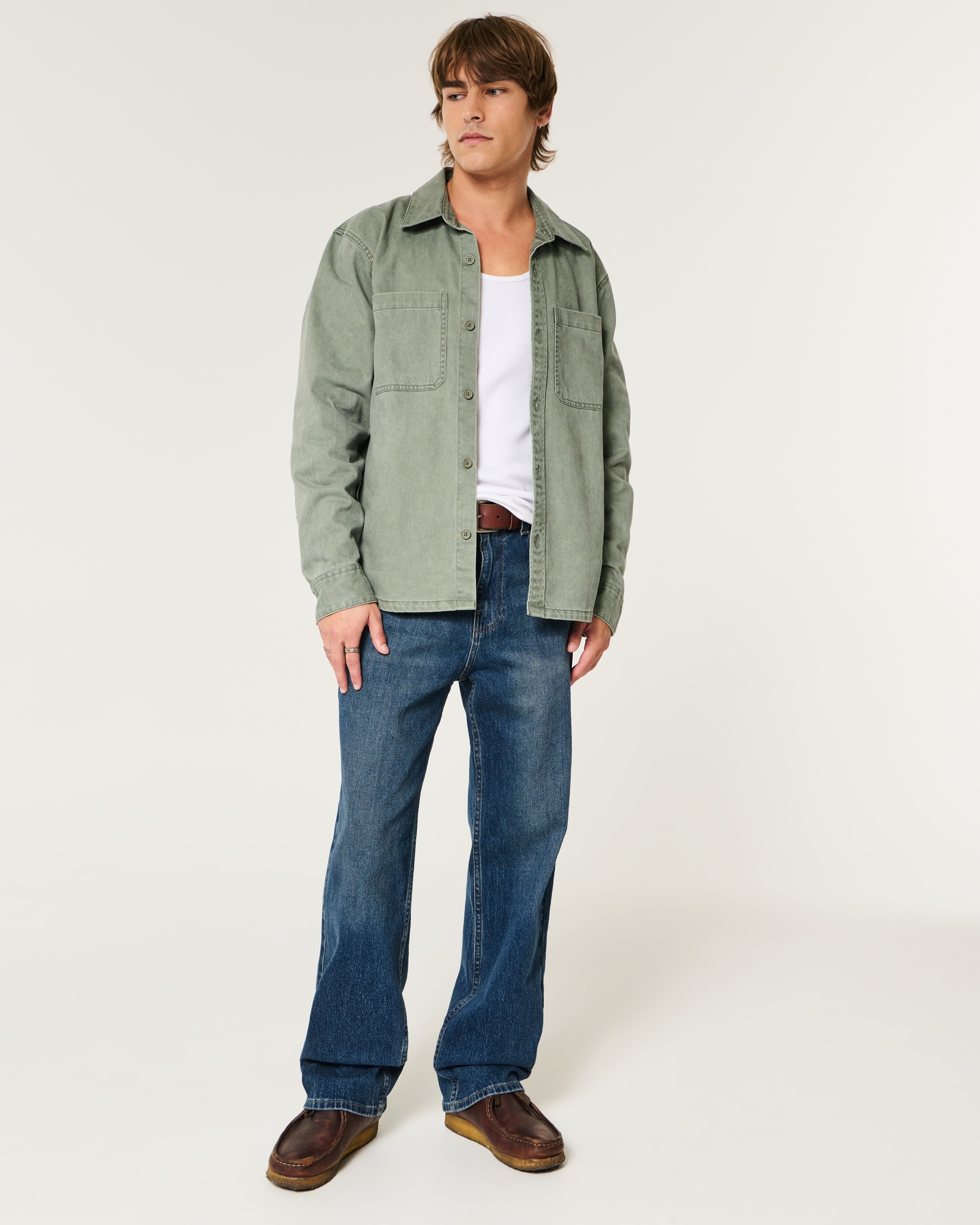 Light Wash Baggy Jeans