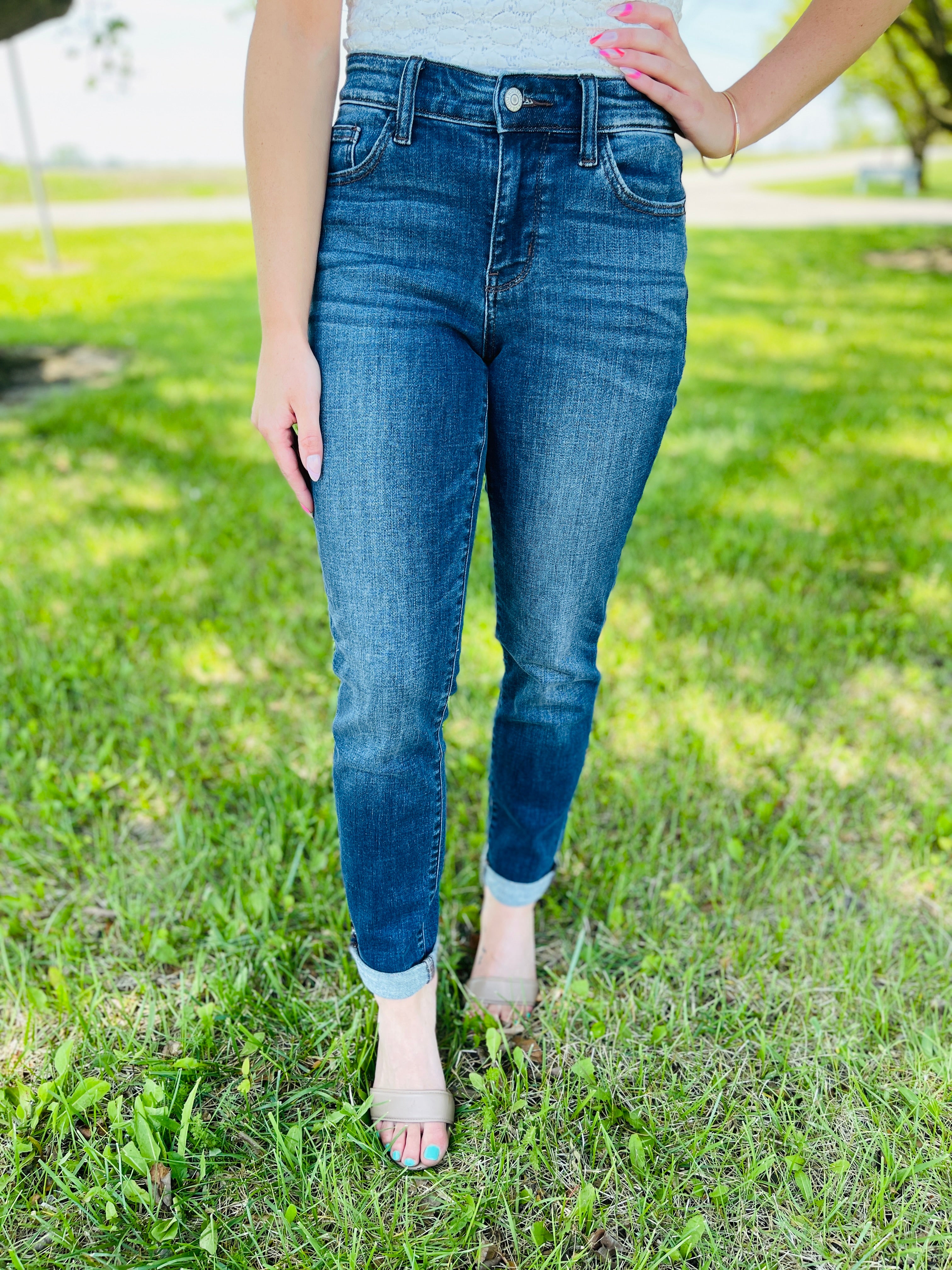 Judy Blue Plus/Reg Simply Perfect Non Distressed Slim Fit Jeans