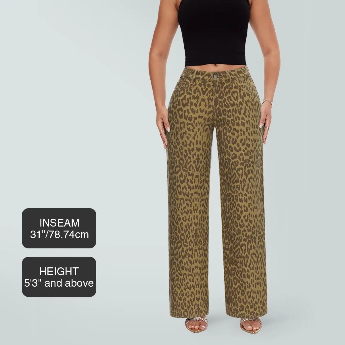 Mid-low Rise Baggy Jeans