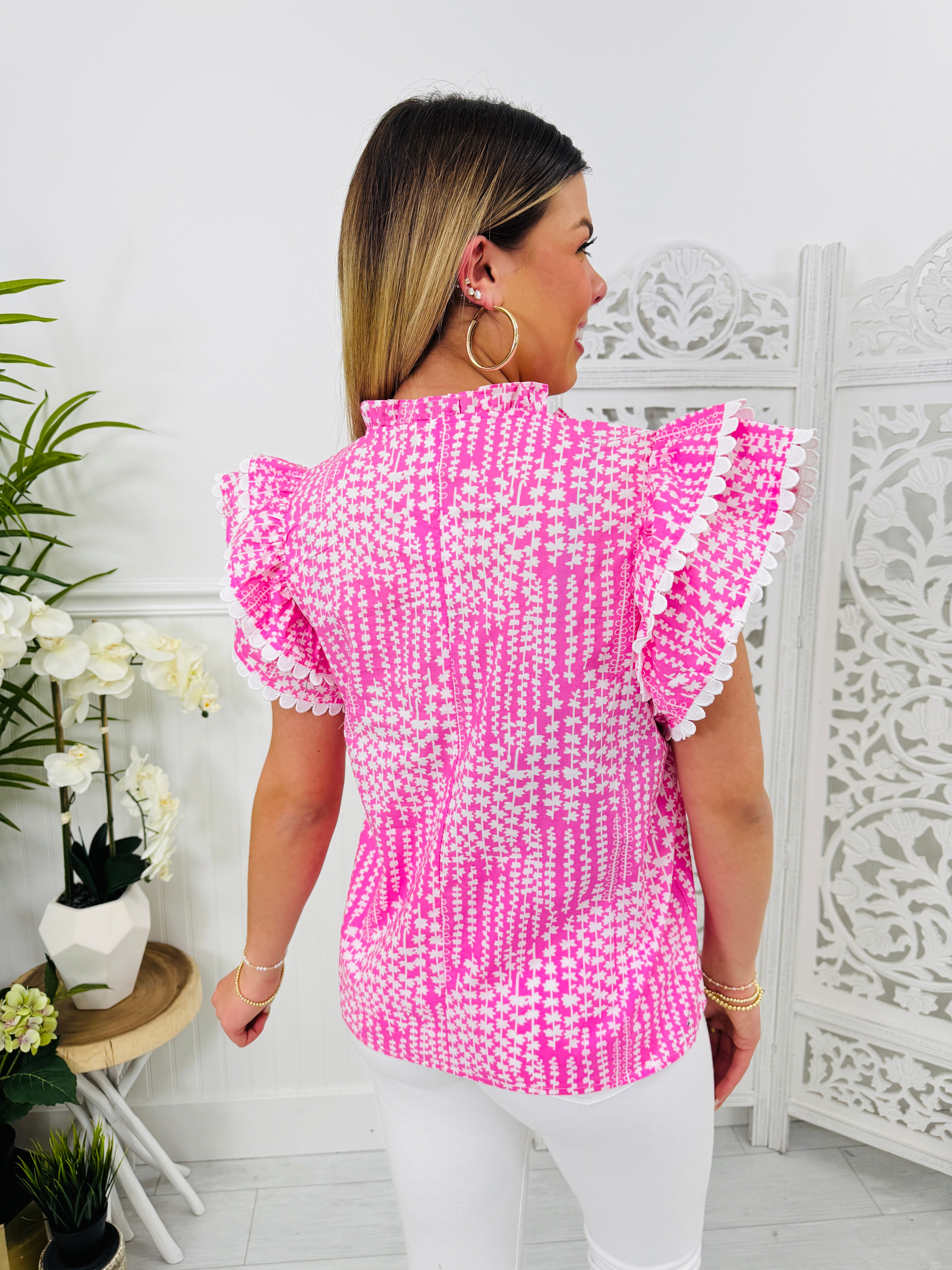 Ruffle Ready Top