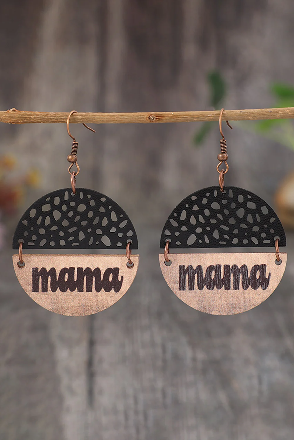 Gold Tiny Mama Script Necklace