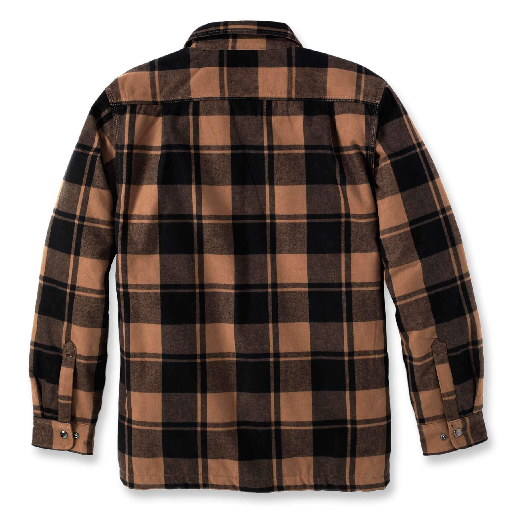 CHT Heavyweight Flannel Relaxed Fit Sherpa-Lined Shirt Jacket 105939