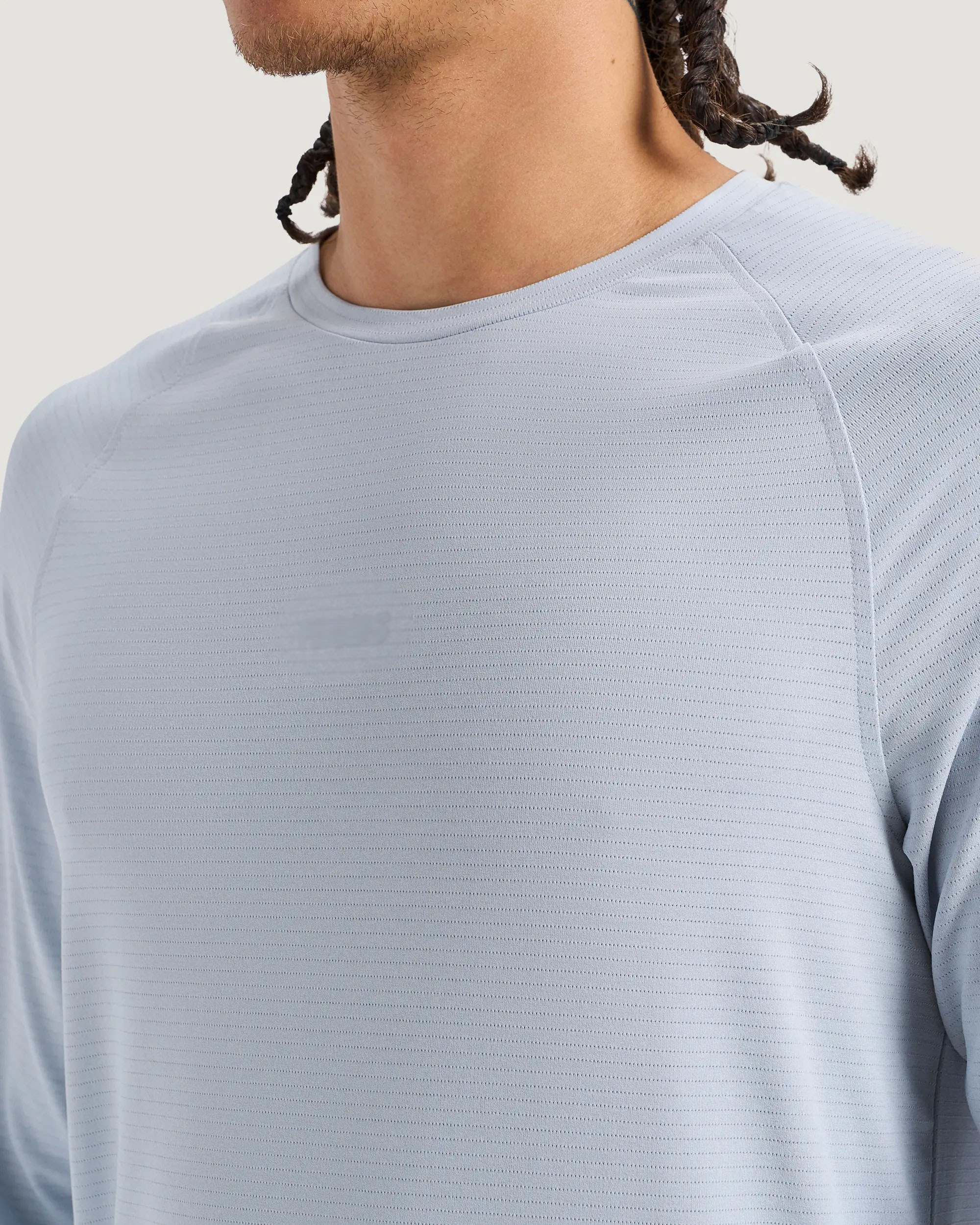 Men's Long Sleeve Athletic Fitted Tee – Soft Stretch Essential Top