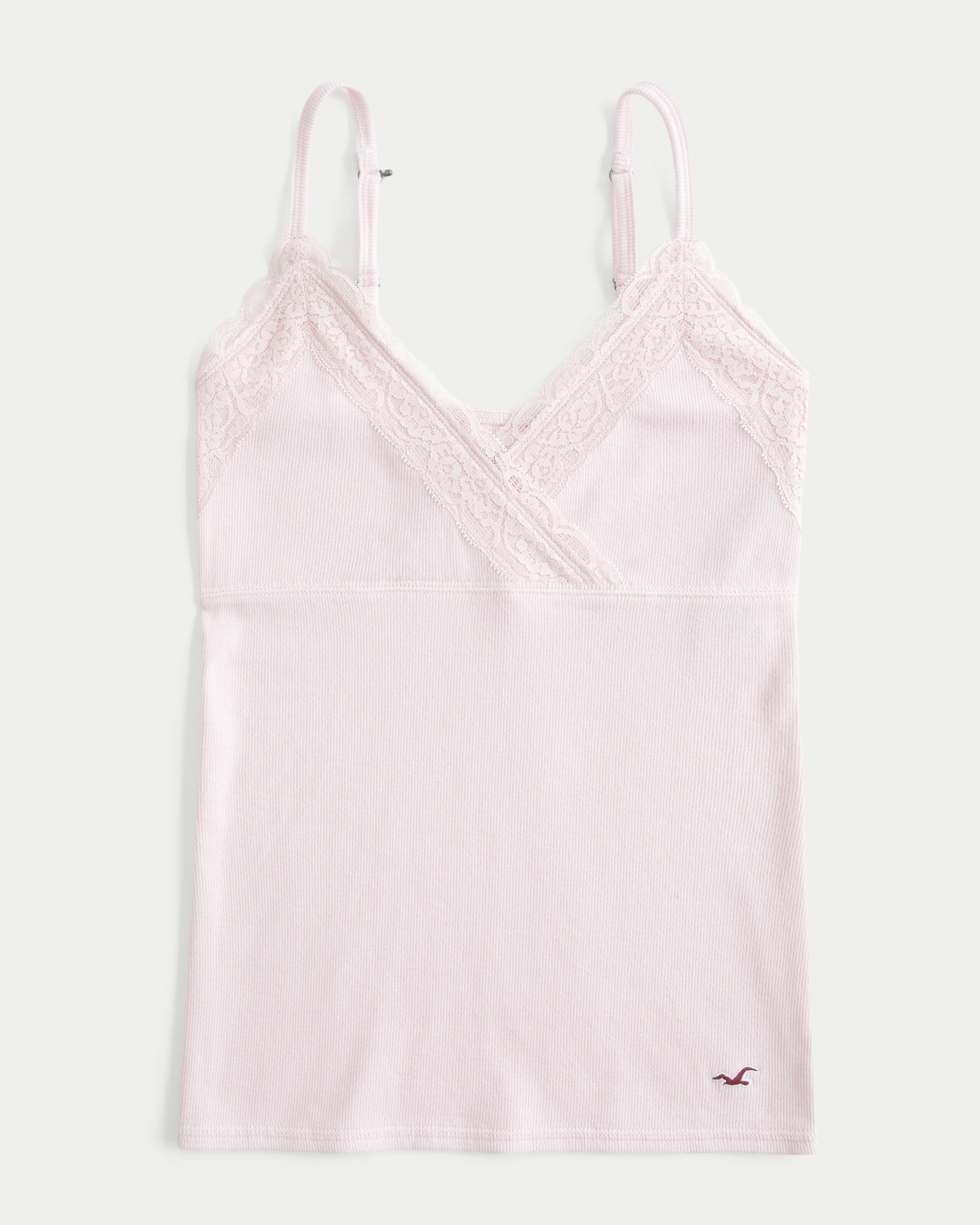 Wrap Lace Trim Layering Cami