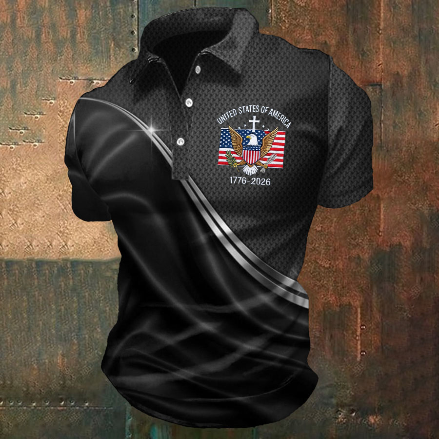 Men'S 250 Years Independence Day Polo Shirt