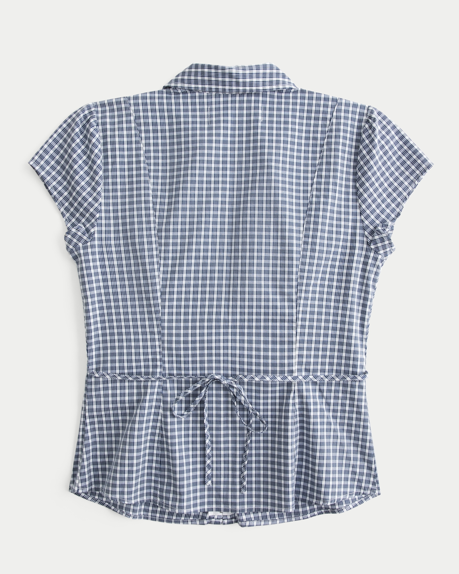 Short-Sleeve Ruched Shirt