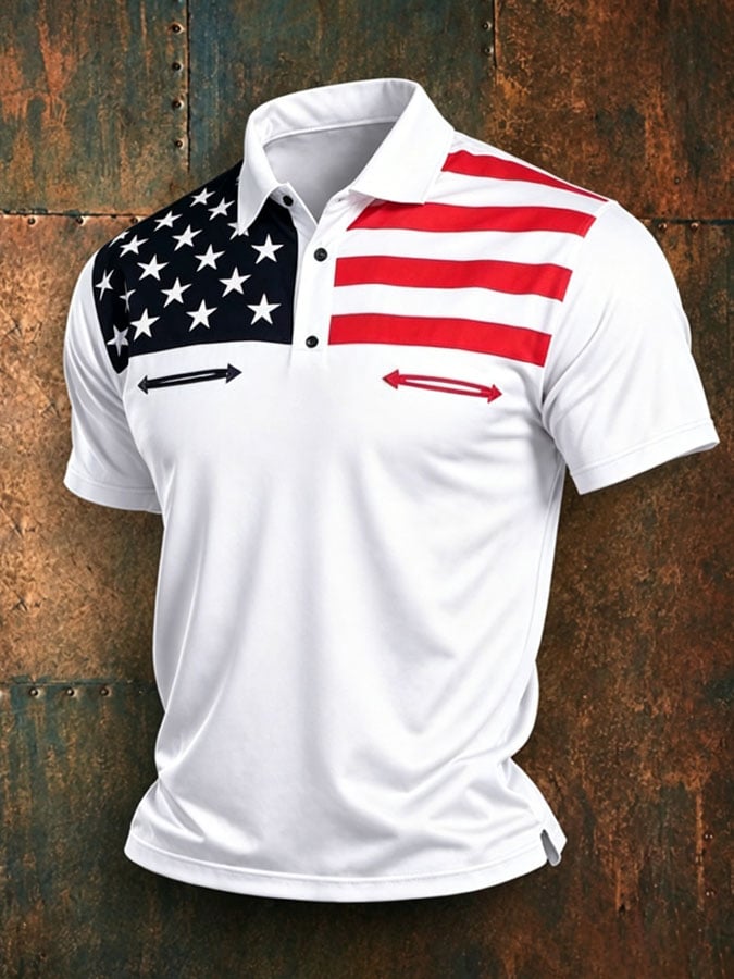 Men's American 250th Art Print Top