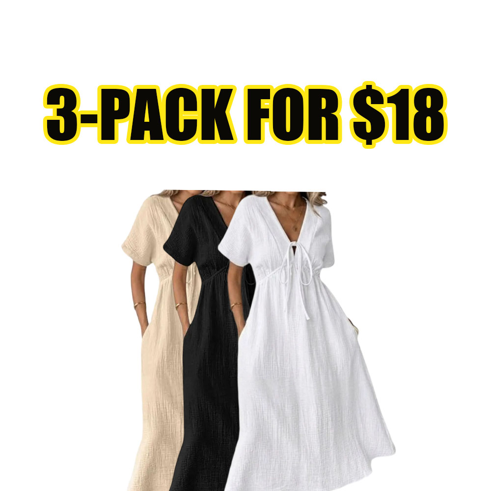 Women's Coastal Breeze Cotton Beach Dress
