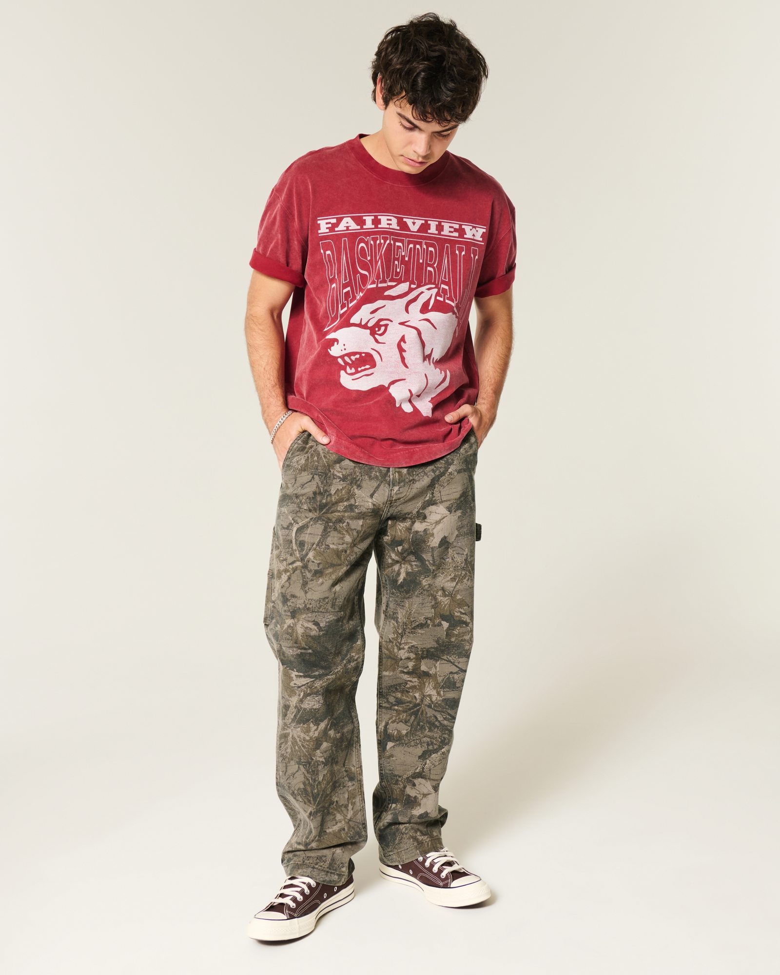 Light Wash Baggy Jeans