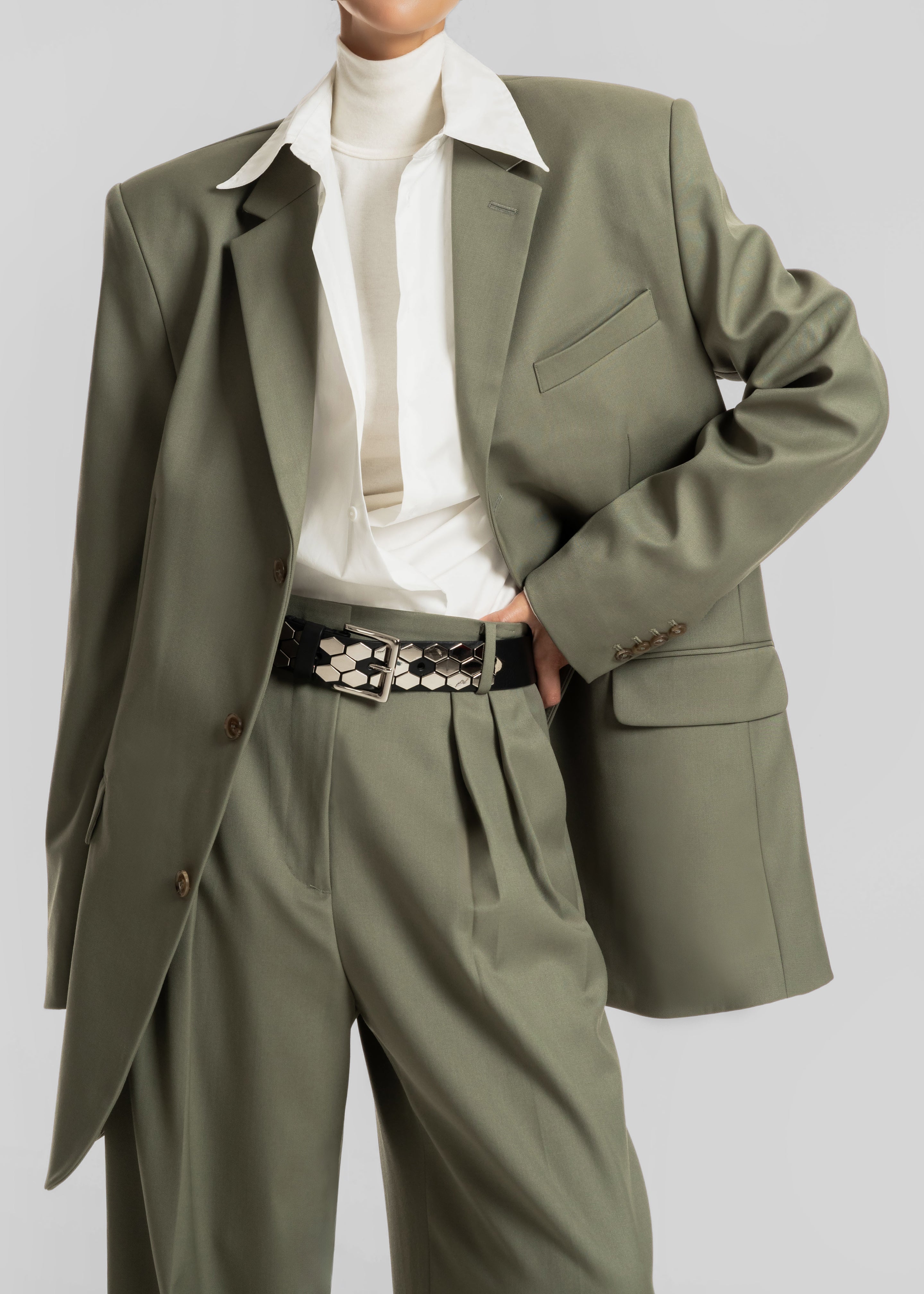 Trosa Blazer - Pale Olive