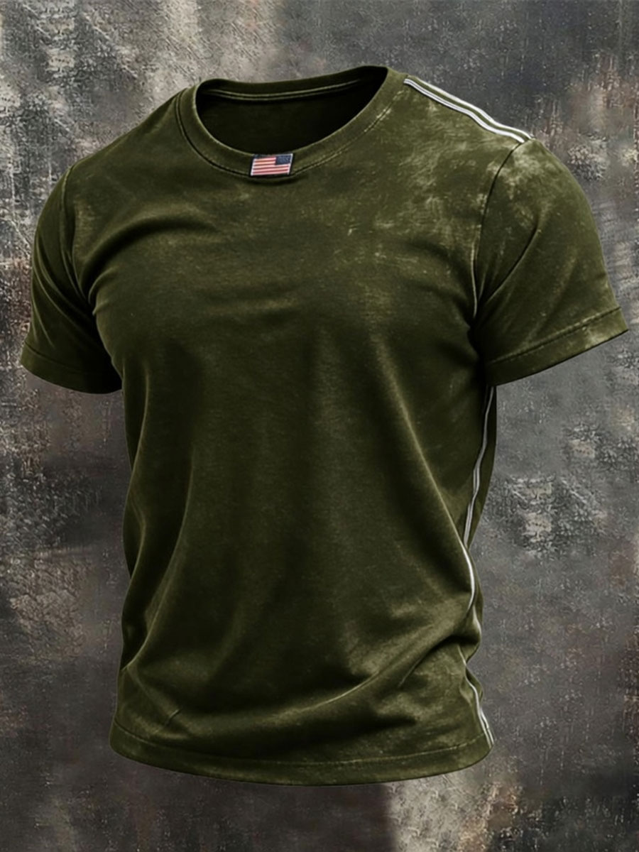 Men'S Retro 250Th Anniversary American Short-Sleeve T-Shirt