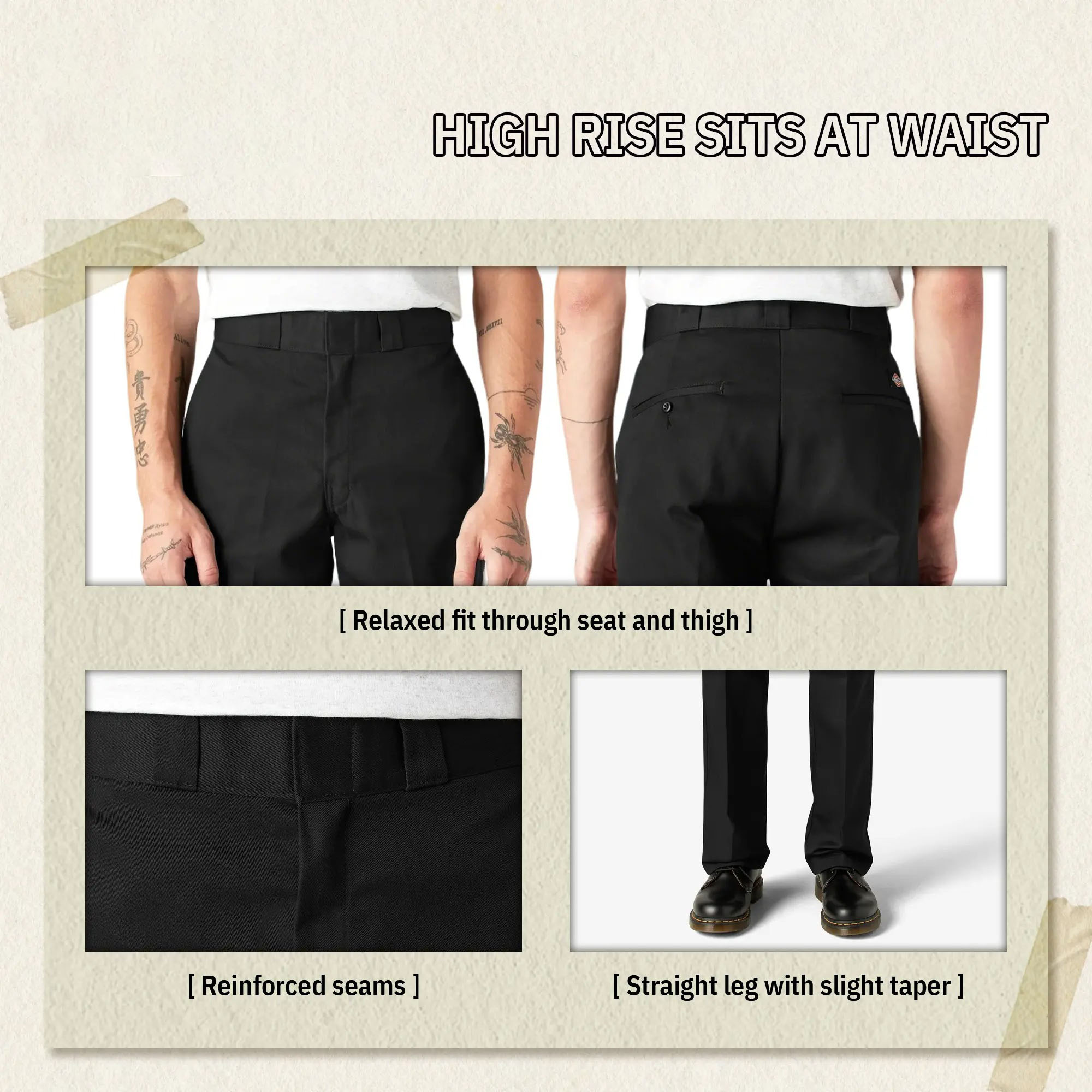 Men's Classic Twill Work Pants