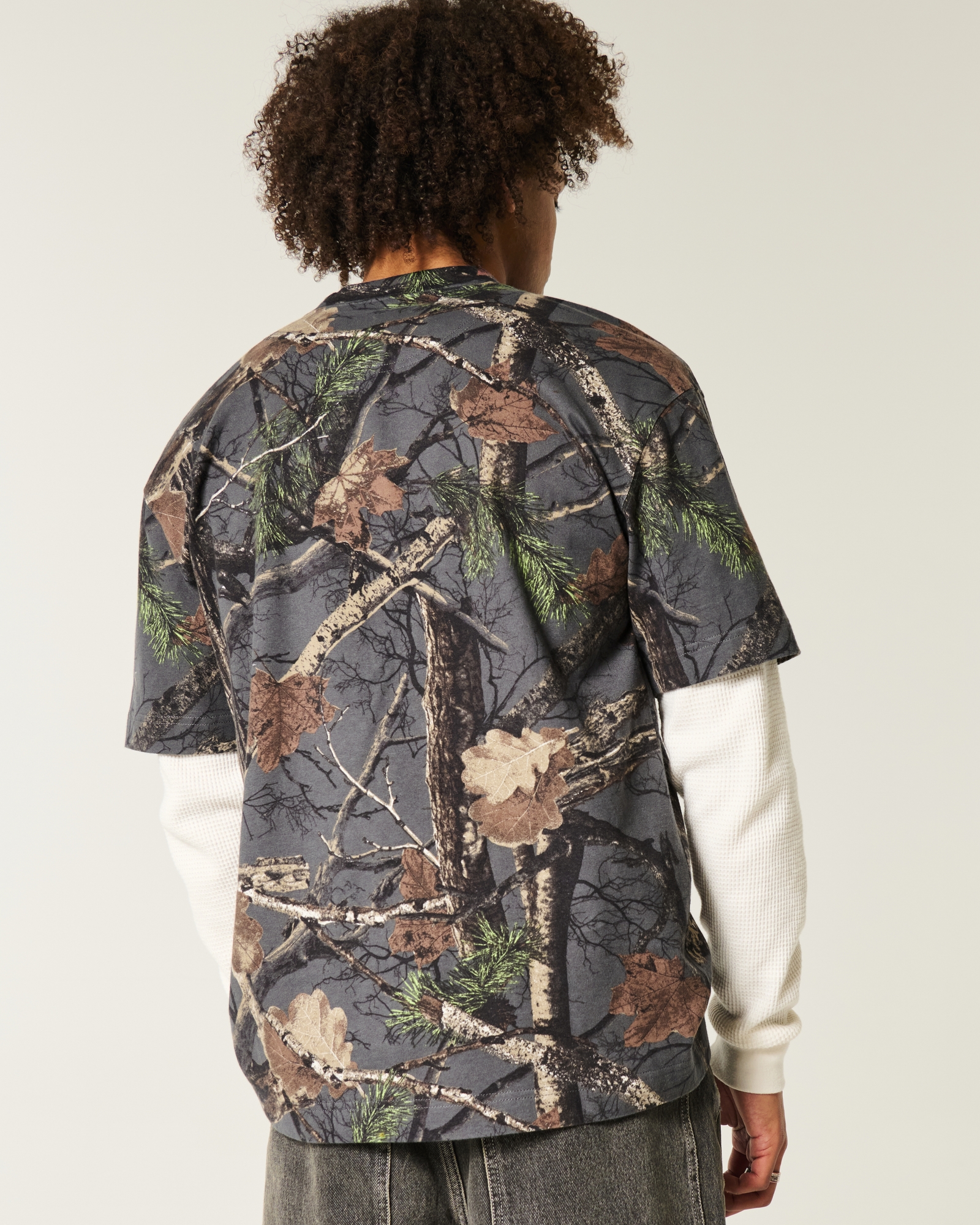 Boxy Heavyweight Washed Cotton Crew T-Shirt