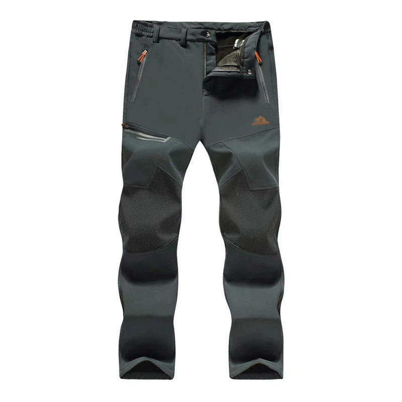 🧊 Men’s Fleece-Lined Water-Resistant Snow Pants – Warm Outdoor Winter Pants