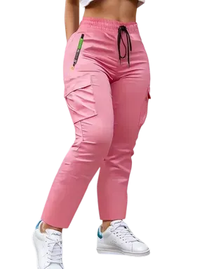🔥8-Pack Women's Multi-Pocket Cargo Pants