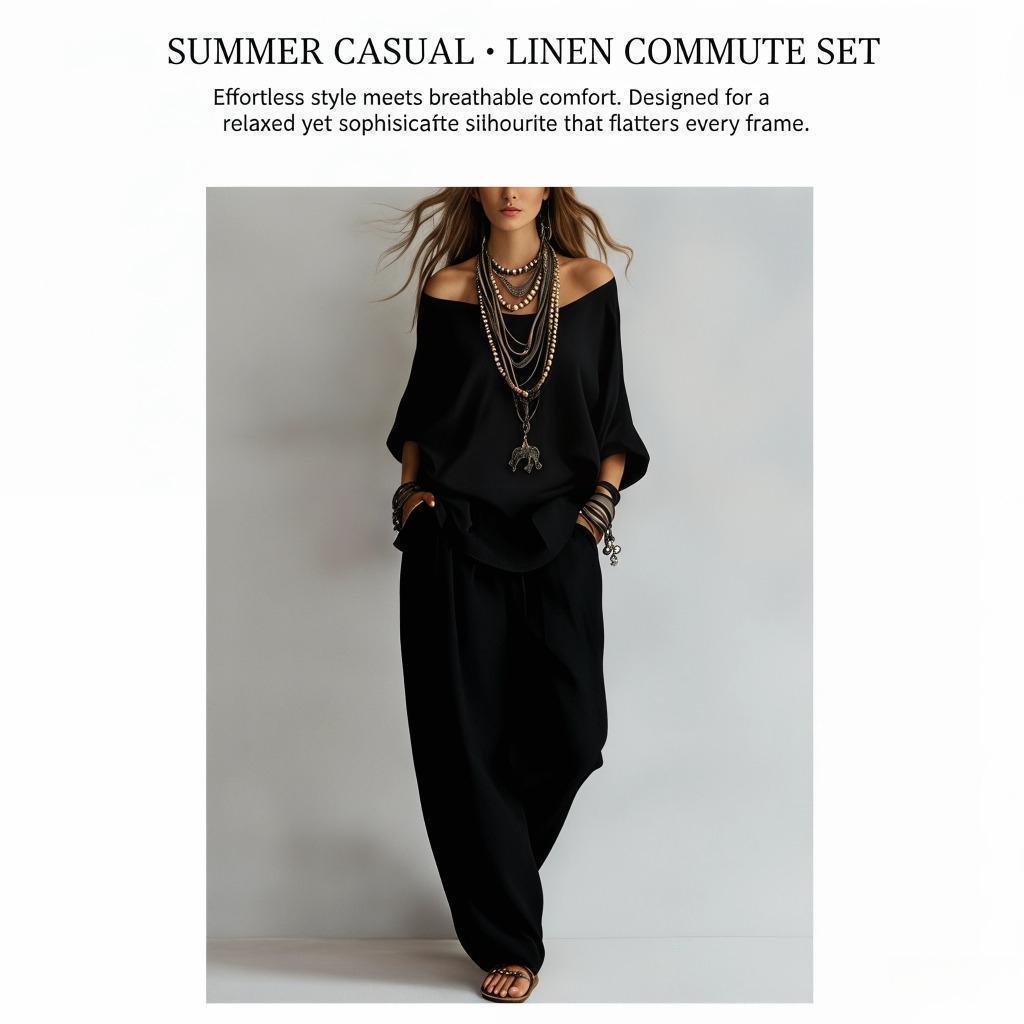 Summer New Arrivals: Casual & Elegant Women's Two-Piece Set