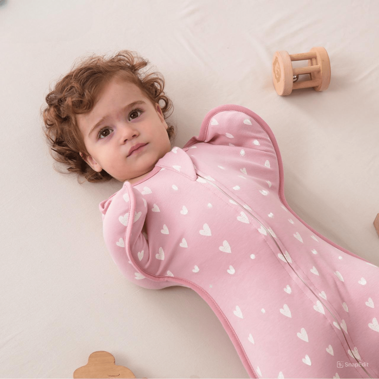 Sleeveless Summer Baby Swaddle with 2-Way Zipper