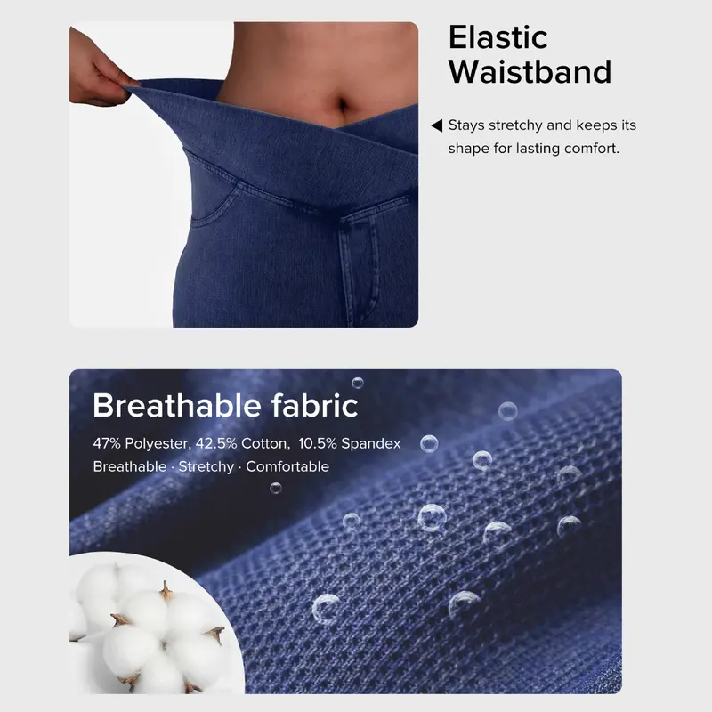 Women's high-waisted flared jeans