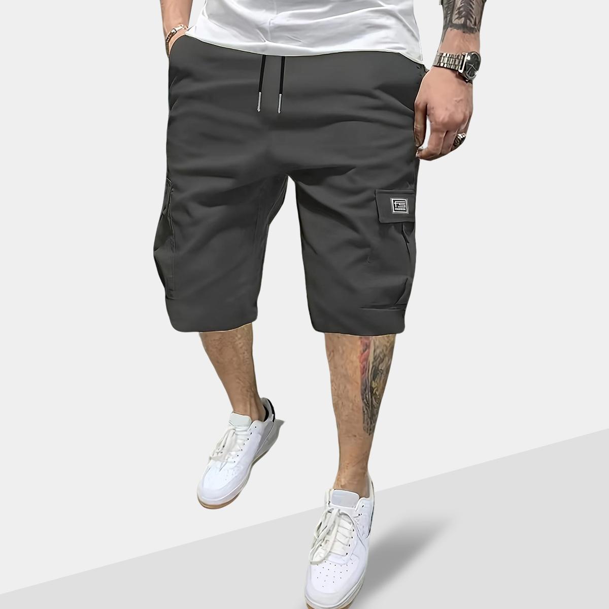 This Week's Special Price🍃Men's Shorts Set Slanted Pockets Bottoms for Everyday Use