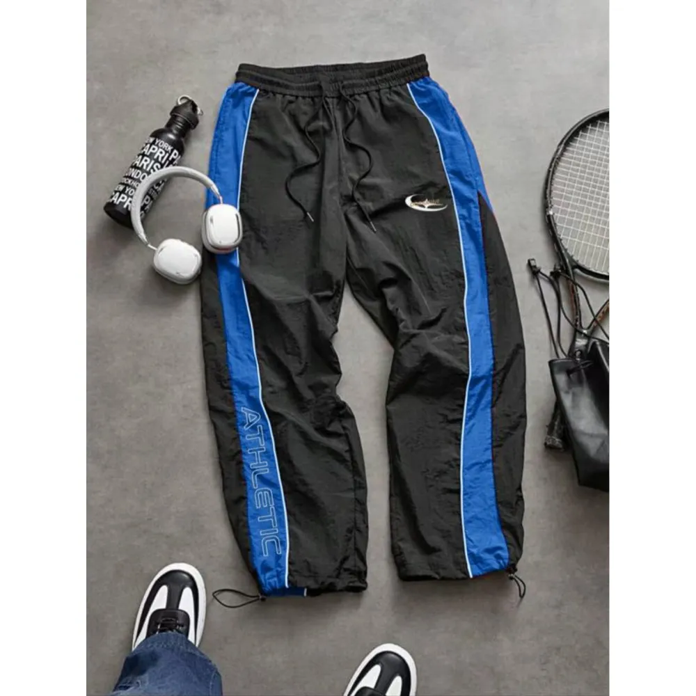 Unisex Casual Printed Elastic Cuff Sport Pants